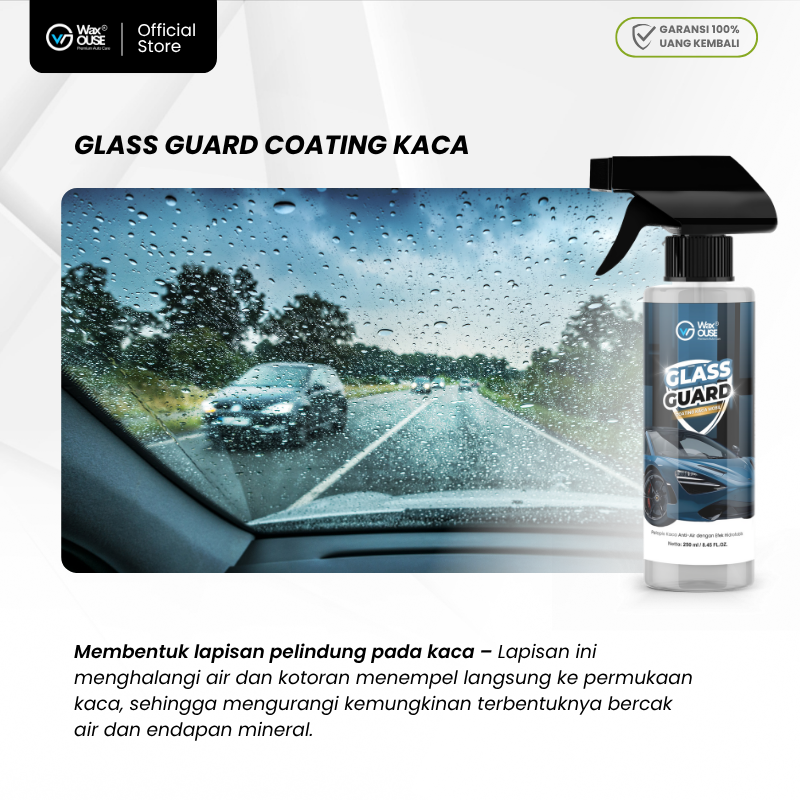 Glass Guard Water Repellent Spray 250ml