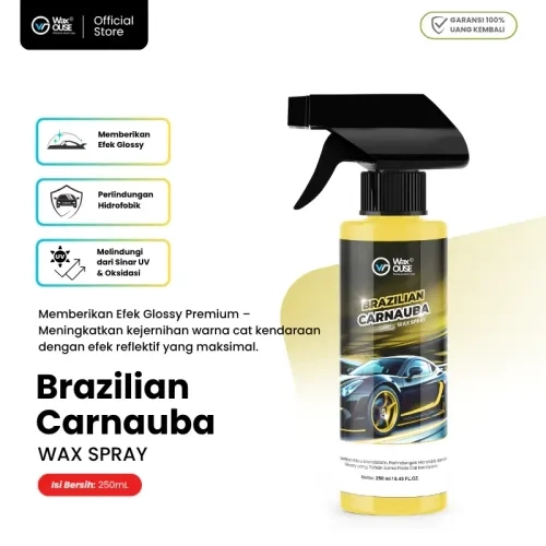 Waxouse Brazilian Carnauba Wax Spray Kilau Instan & Perlindungan Premium