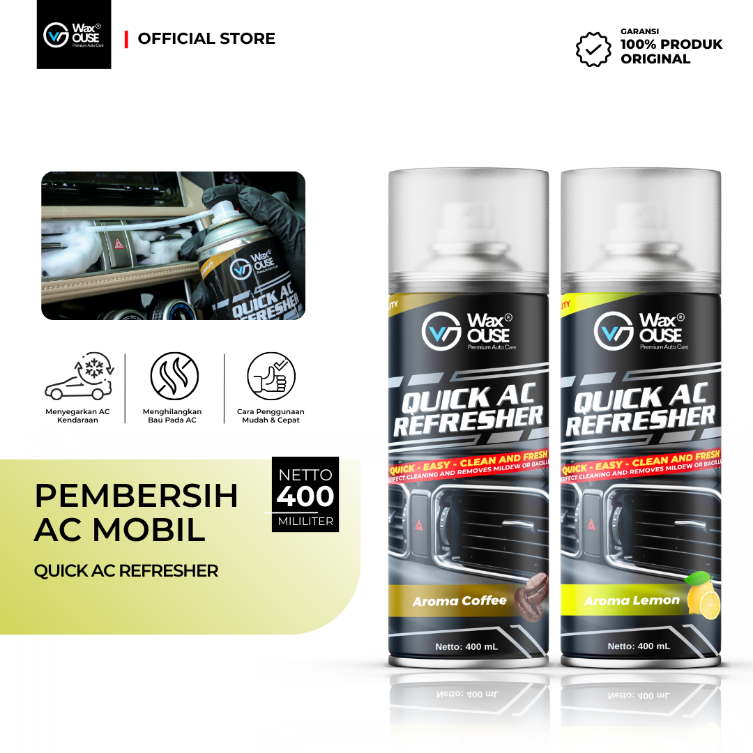 Quick AC Refresher Pembersih AC Mobil 400ml