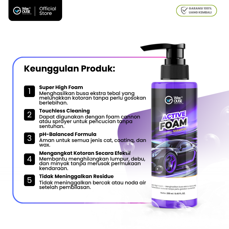 Bundling Active Foam Shampoo & Drying Edgeless Microfiber