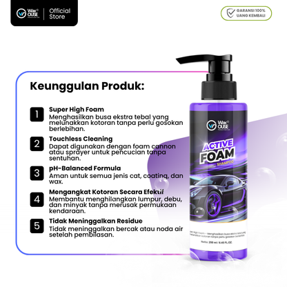 Bundling Active Foam Shampoo & Drying Edgeless Microfiber