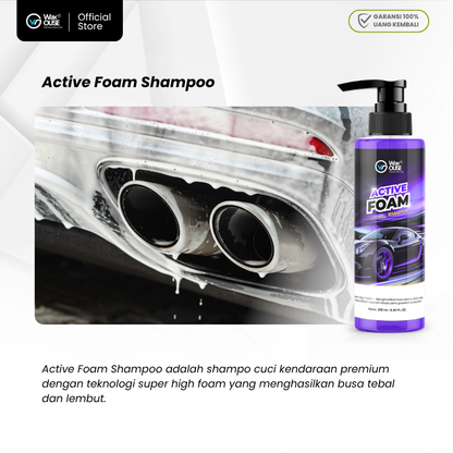Bundling Active Foam Shampoo & Drying Edgeless Microfiber