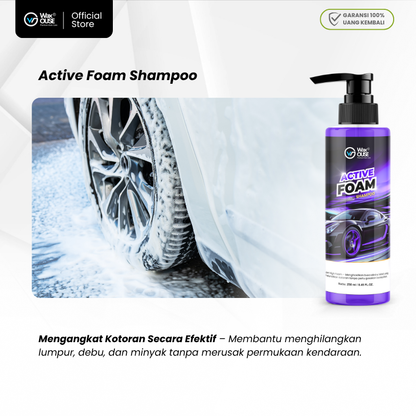 Bundling Active Foam Shampoo & Drying Edgeless Microfiber