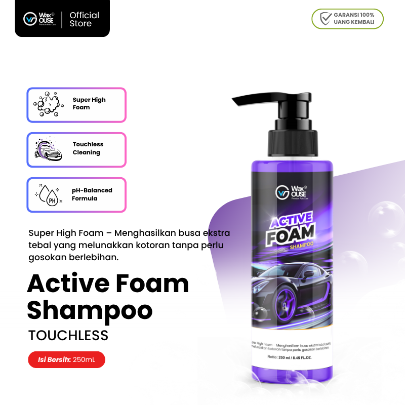 Active Foam Shampoo Touchless pH Balanced 250mL