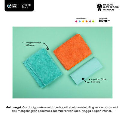 Microfiber Drying Basic 35x35cm 380 GSM