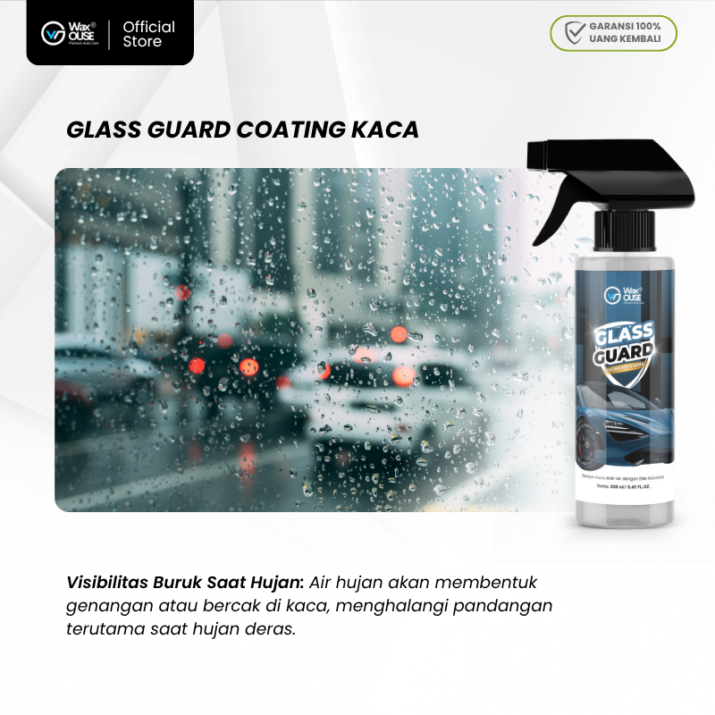 Glass Guard Water Repellent Spray 250ml