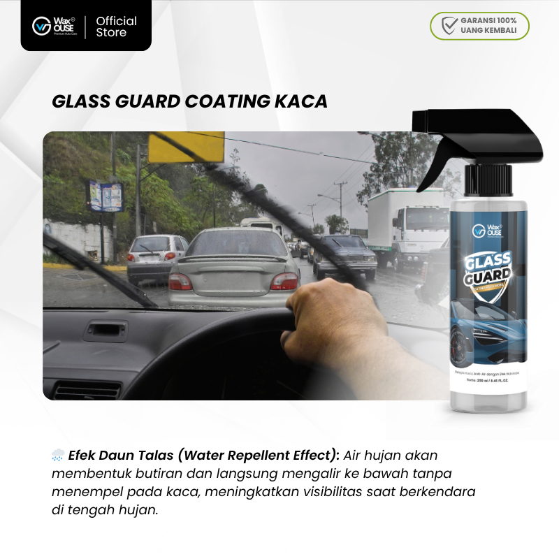 Glass Guard Water Repellent Spray 250ml