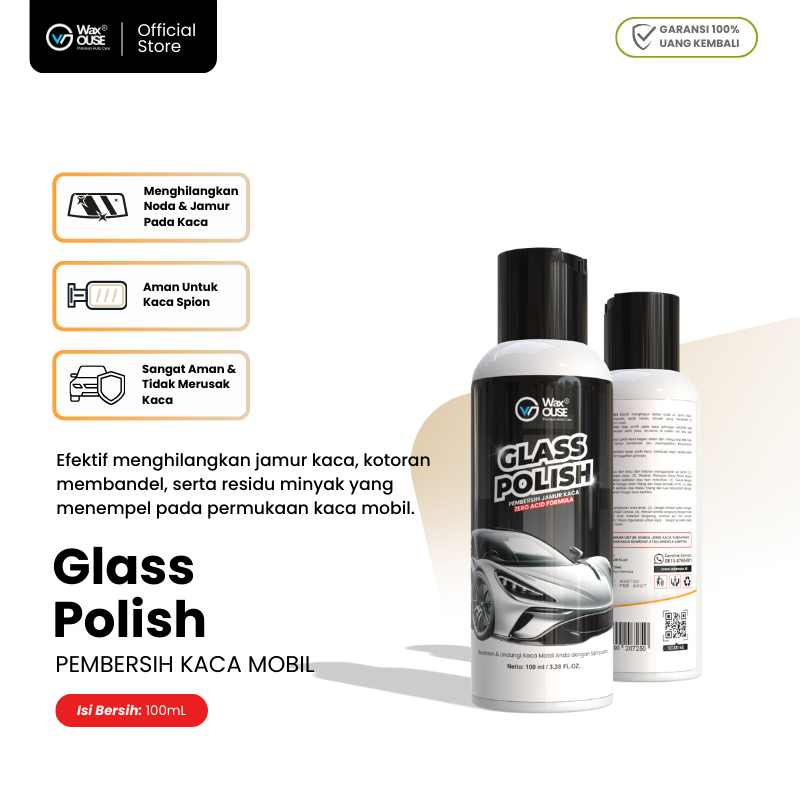 Glass Polish Pembersih Jamur Kaca Mobil 100ml