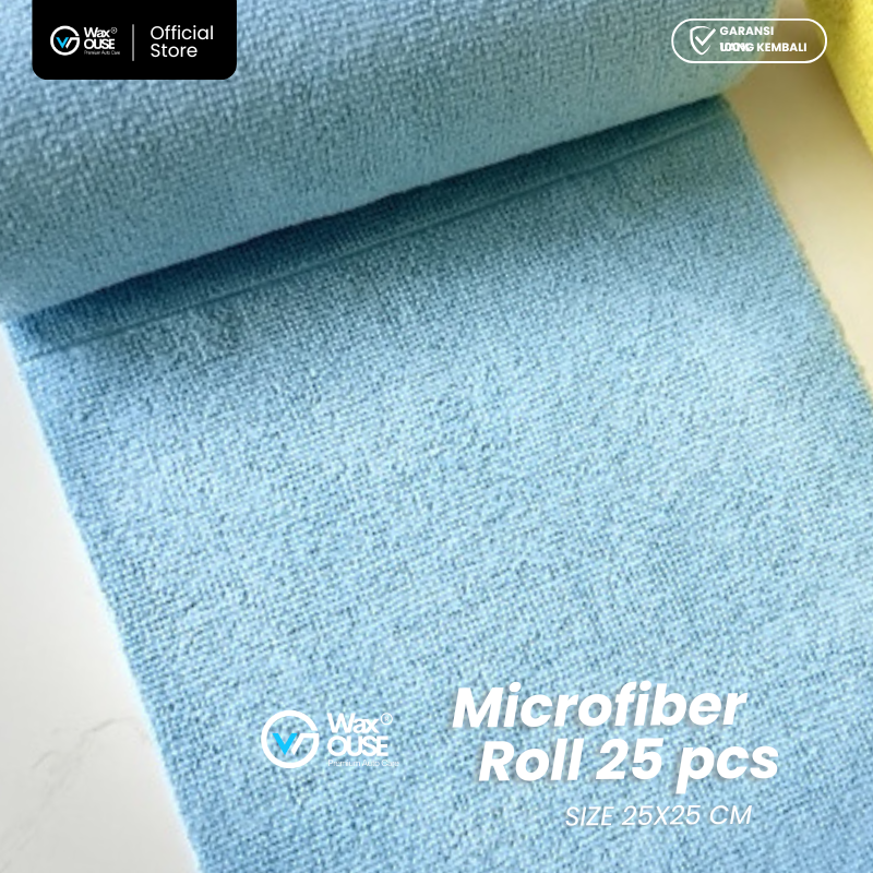 Microfiber Roll 25x25 cm 25 Lembar 200 GSM