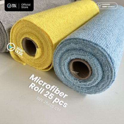 Microfiber Roll 25x25 cm 25 Lembar 200 GSM