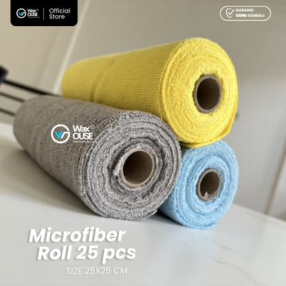 Microfiber Roll 25x25 cm 25 Lembar 200 GSM