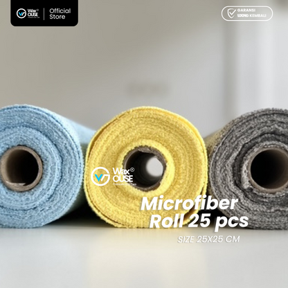 Microfiber Roll 25x25 cm 25 Lembar 200 GSM