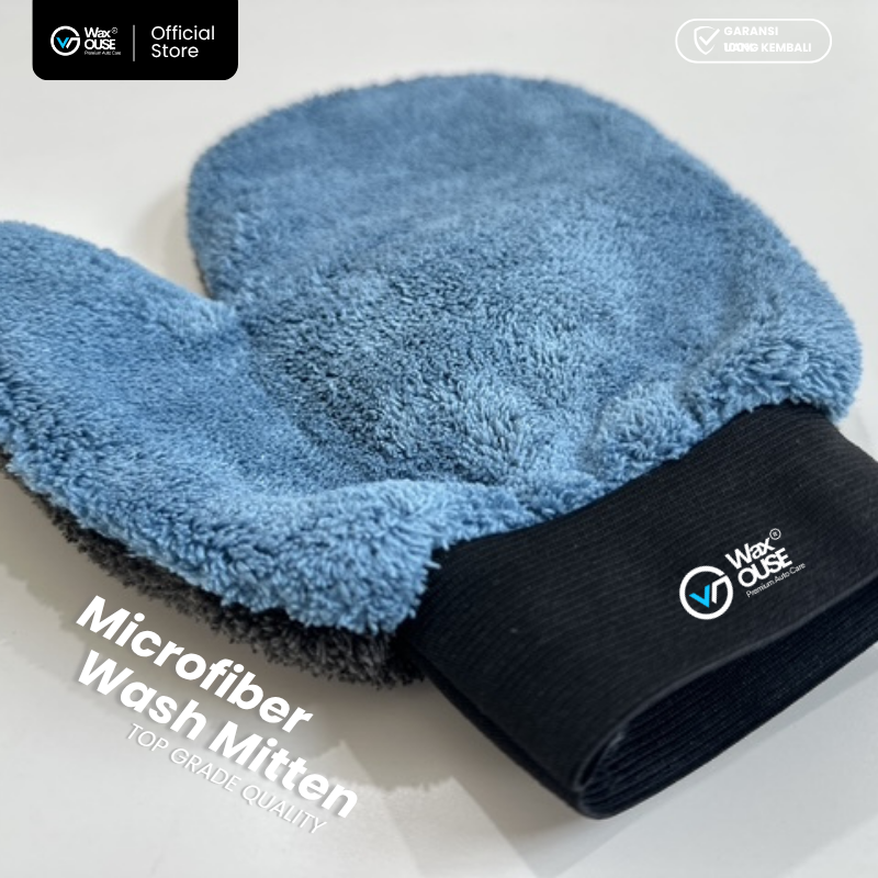Microfiber Wash Mitten Top Grade Quality 400 GSM