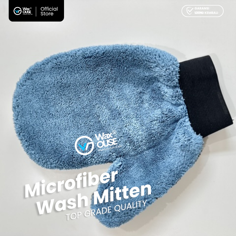 Microfiber Wash Mitten Top Grade Quality 400 GSM