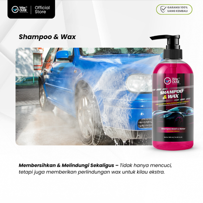 Shampoo & Wax 500ml pH Balanced Car Wash