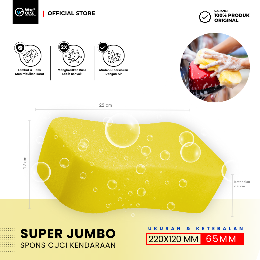 Super Jumbo Sponge Busa Cuci Kendaraan